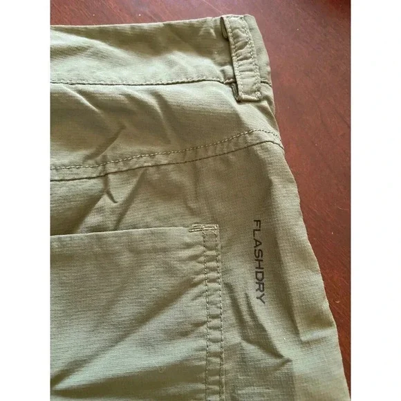 The North Face Men's Flat Front Green Kelp Adventure Shorts Size 36 - Picture 5 of 10